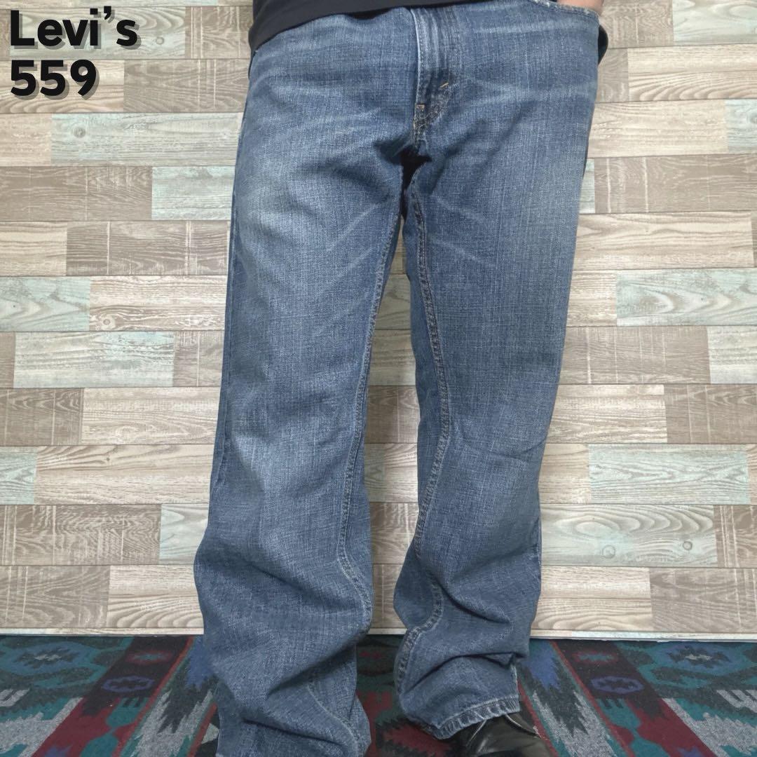 Levis リーバイス559 実寸W37 ワイドストレートジーンズ メキシコ製