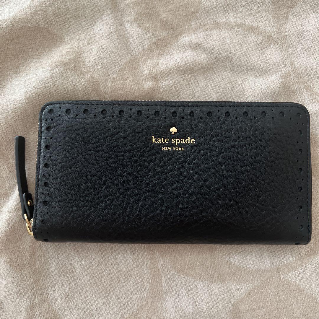 売れ筋がひ新作！ 新品 kate spade ブラック 長財布 - メルカリ 小物