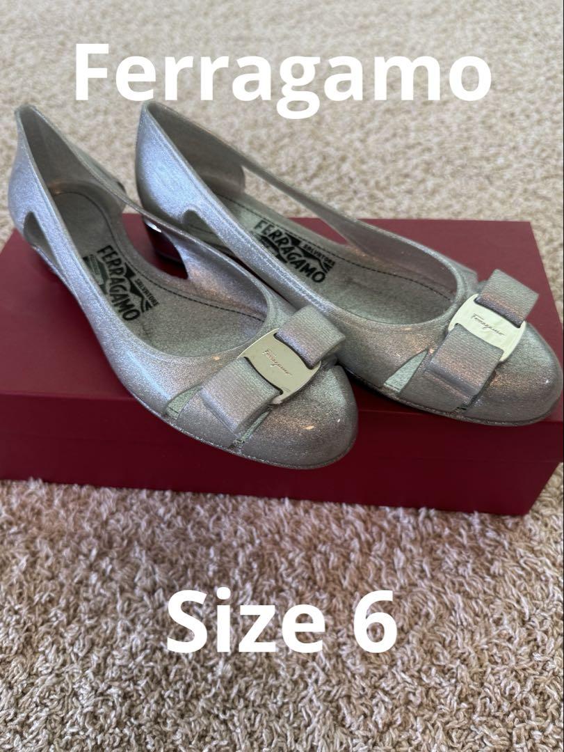 Ferragamo ラバーシューズ　6 FERRAGAMO フェラガモ ラバーシューズ レディース Salvatore