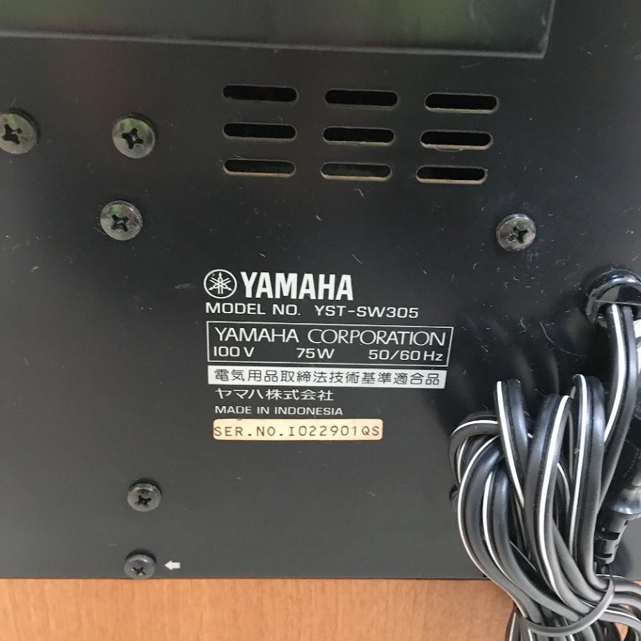 ヤマハ YAMAHA YST-SW305 オーディオ機器 ウーファー　★