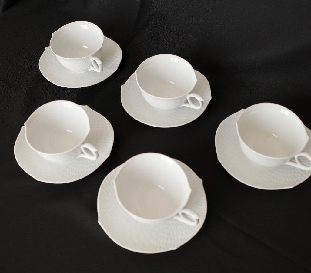 マイセン 波の戯れ 5客ティーカップセット | bioimune.com.br