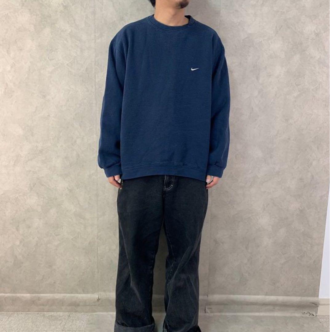 90's Nike ネイビー スウェット　トレーナー