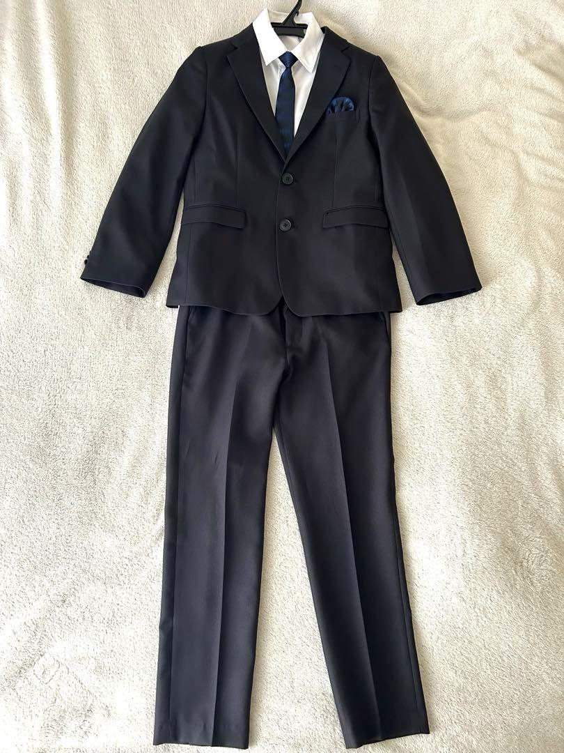 【BTZ】男子　卒業式　フォーマルスーツ　150 黒 5,225円