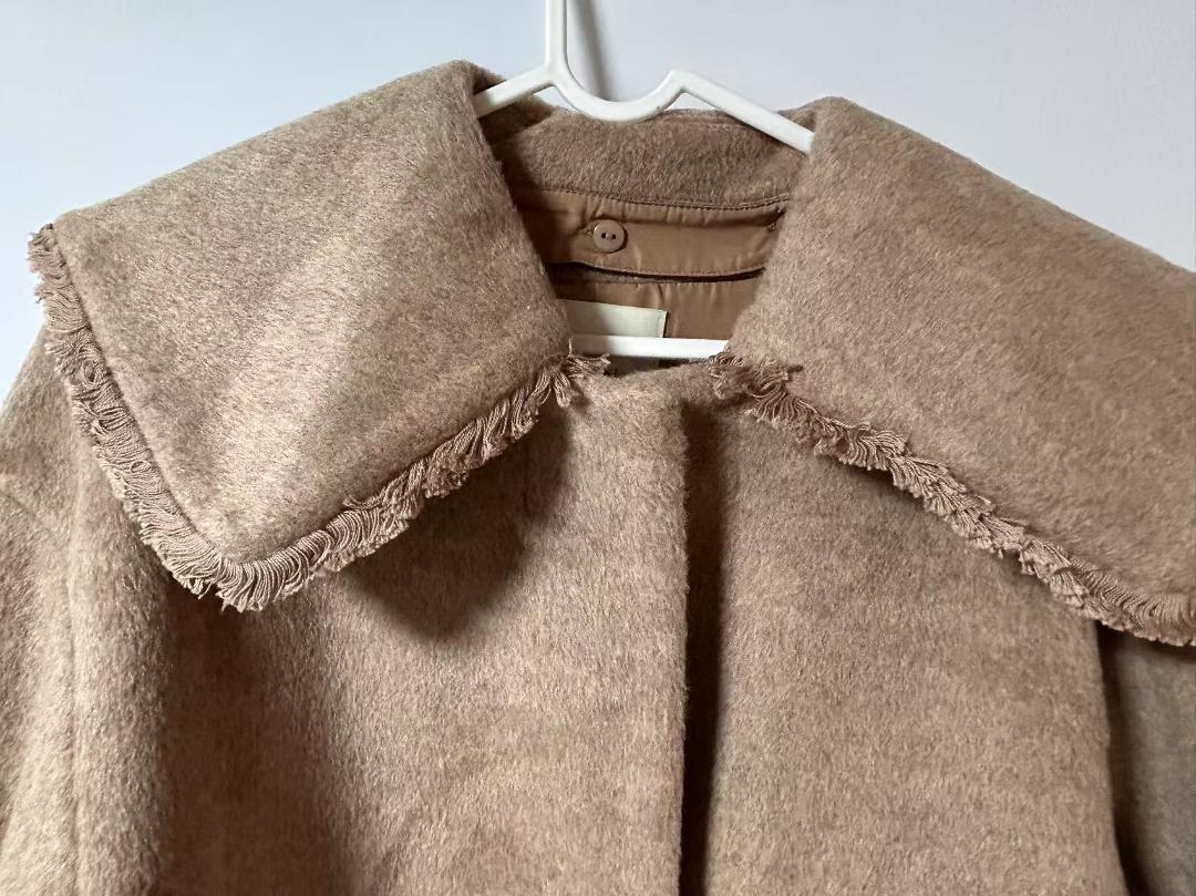 eaphi BIG COLLAR HALF JACKET
