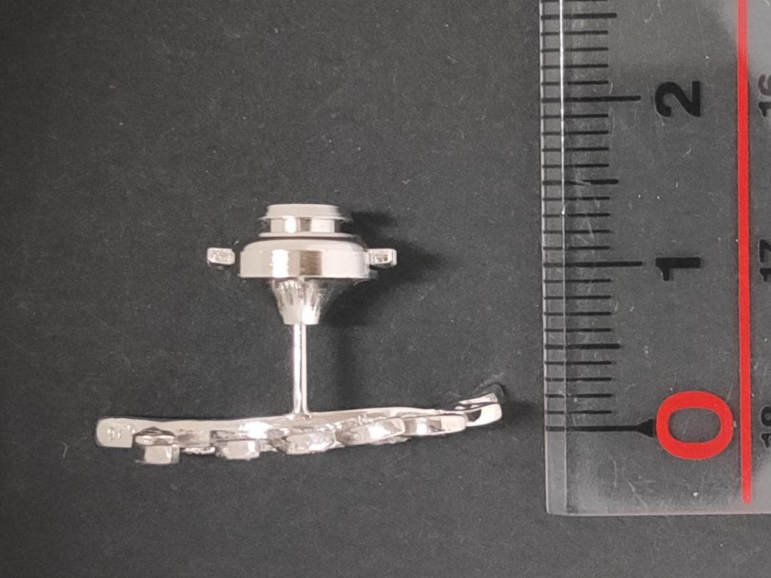 「K18WG(ホワイトゴールド) ダイヤモンド ラペルピン」ROSE VIF