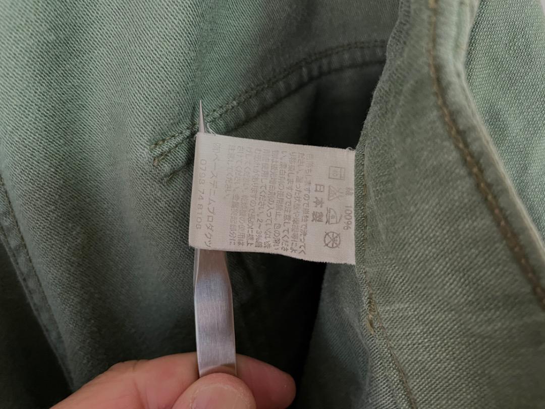 名作！orslow 日本製 スリムファティーグパンツ オアスロウ　ベイカーパンツ