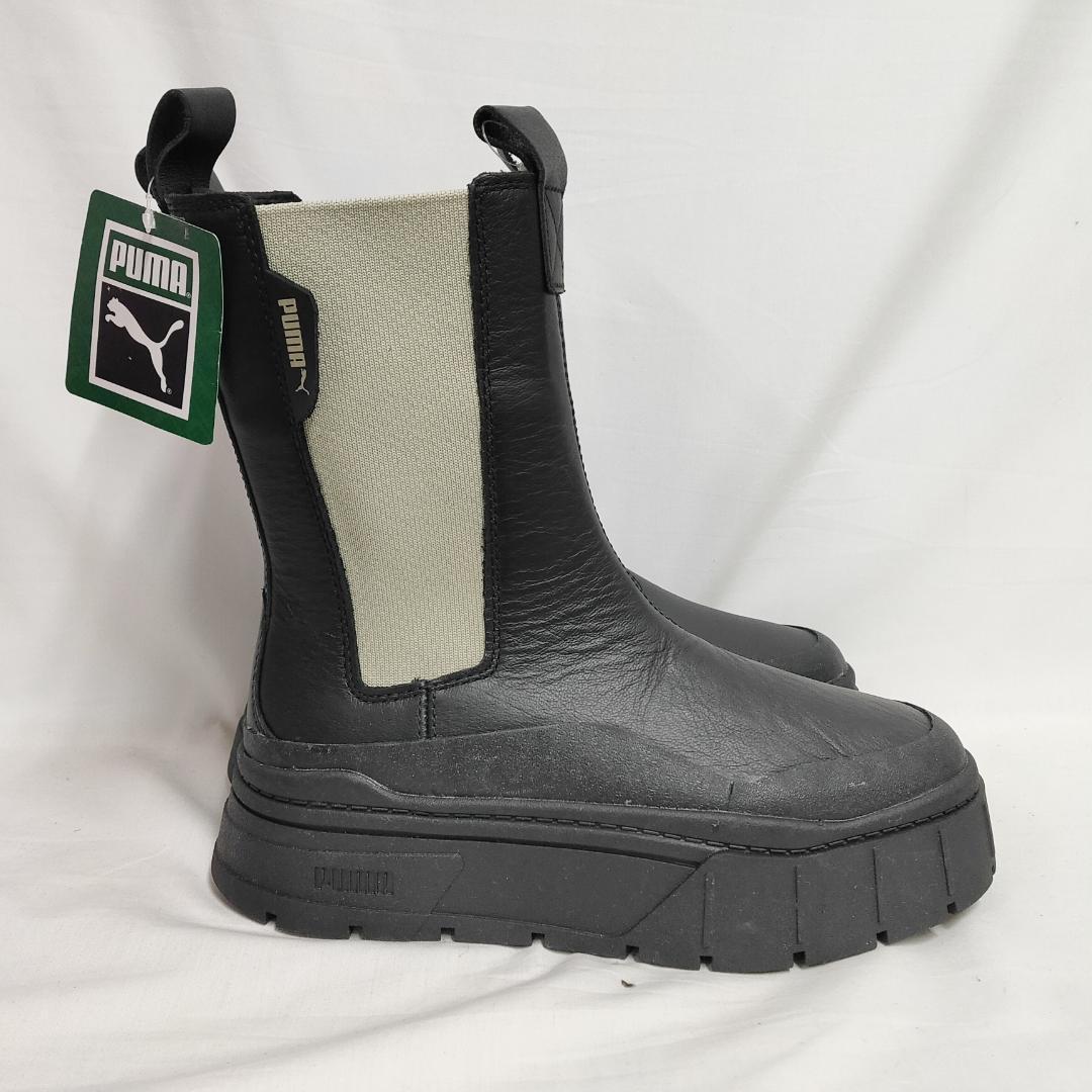○★新品 未使用 PUMA メイズ スタック チェルシー サイドゴア厚底ブーツ