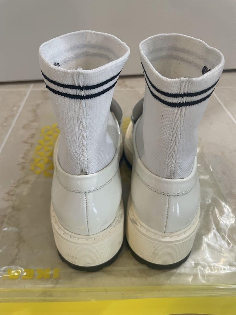 美品 miumiu ソックス ローファー ブーツ 36.5 美品 miumiu ソックス ローファー ブーツ 36.5