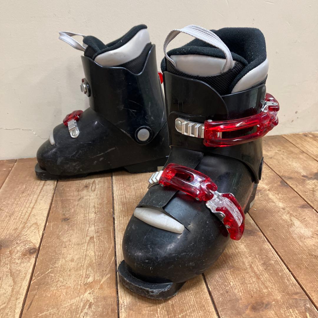 XERES XO スキーブーツ スキー 子供 キッズ ジュニア ブラック レッド17cm以上 XERES