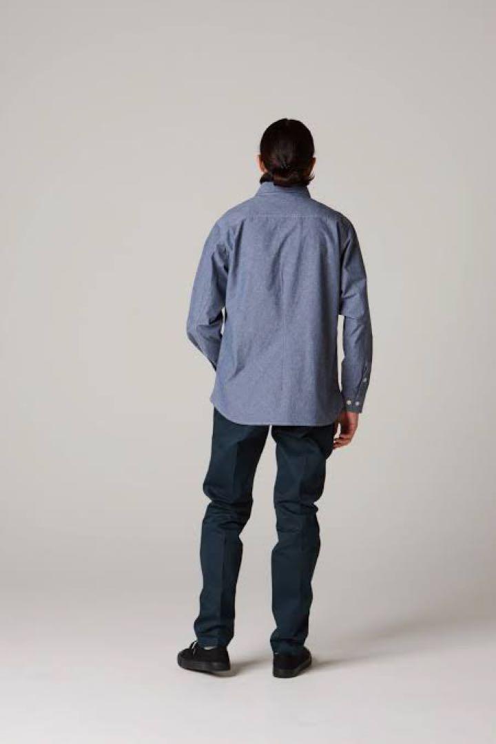 BLUCO CHAMBRAY WORK SHIRT Mサイズ ネイビー 新品