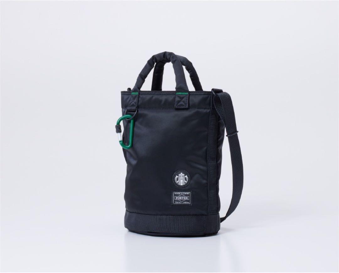 PORTER x STARBUCKS Coffee ドラムバッグ Lサイズ　緑 STARBUCKS x PORTER(スターバックス x ポーター) COFFEE BEAN