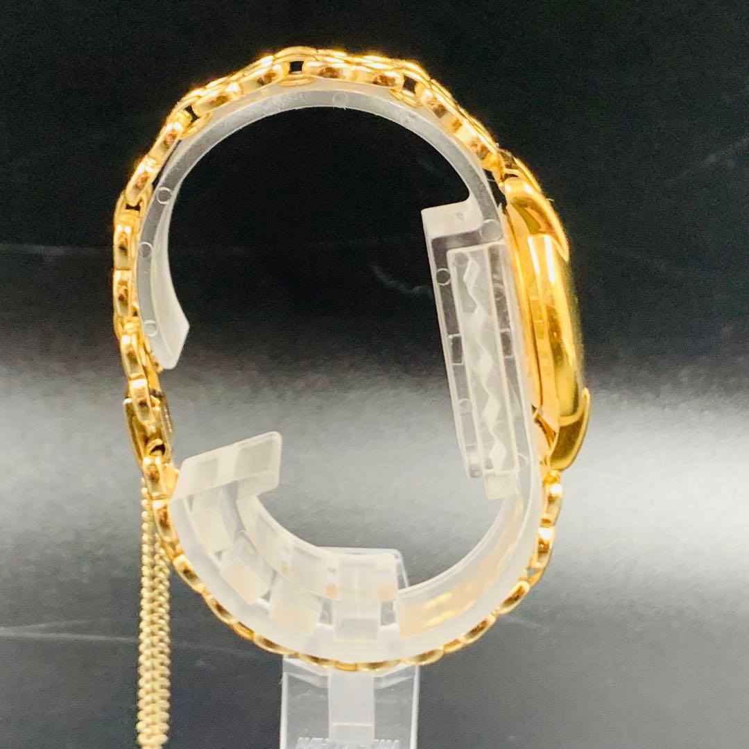 FENDI 腕時計　400L ゴールド　ブラック　ブレスレット　互換ベルト