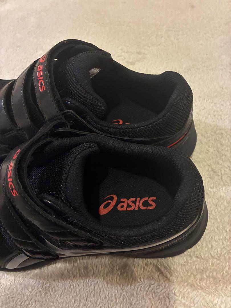 美品ASICS ウィンジョブ 安全靴 セーフティーシューズ ブラック 黒 26