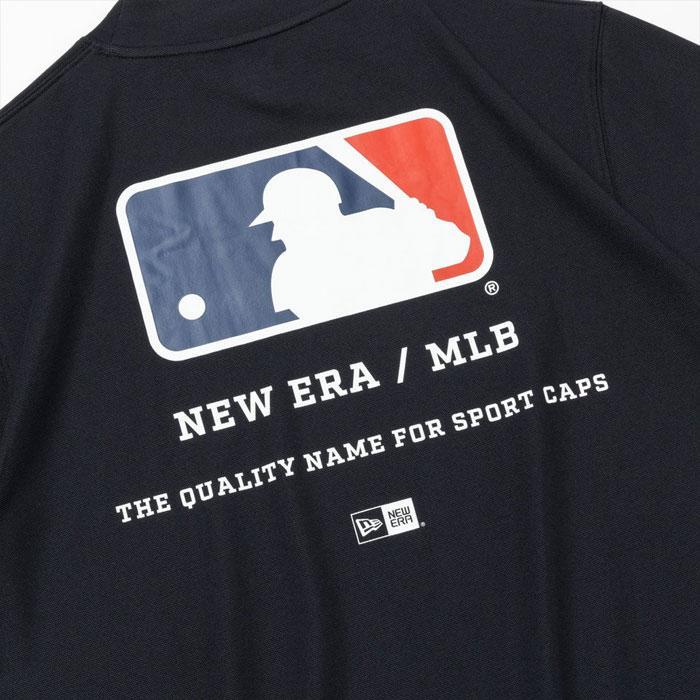 【新品未使用】半袖 ミッドネック MLB アトランタ・ブレーブス ネイビー