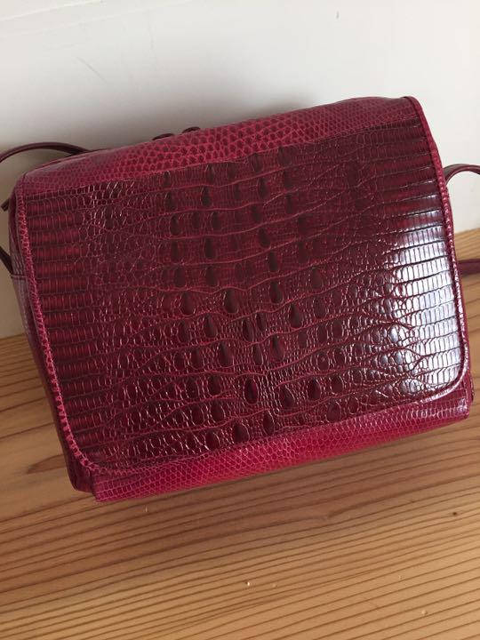 クレッシェンド ショルダー viNVy-m68547512139 クロコダイル 格安国産