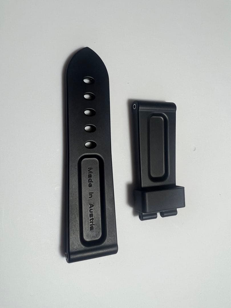 交換無料! PANERAI パネライ 純正ラバーベルト XS 24mm ラバーベルト