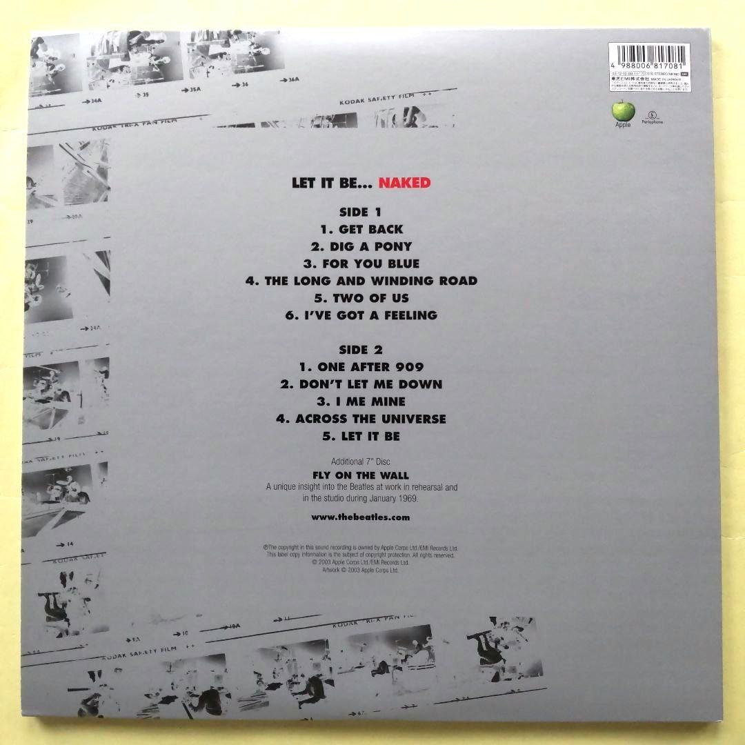 【国内盤、美品】LET IT BE... NAKED / The Beatles