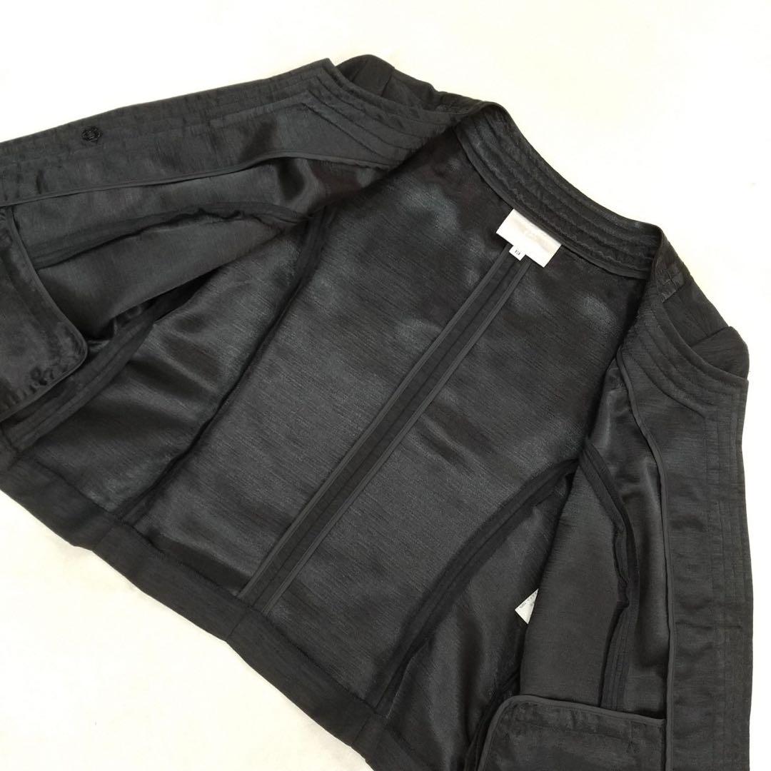 人気の春夏 美品】EMMAJAMES スーツ セットアップ ノーカラー
