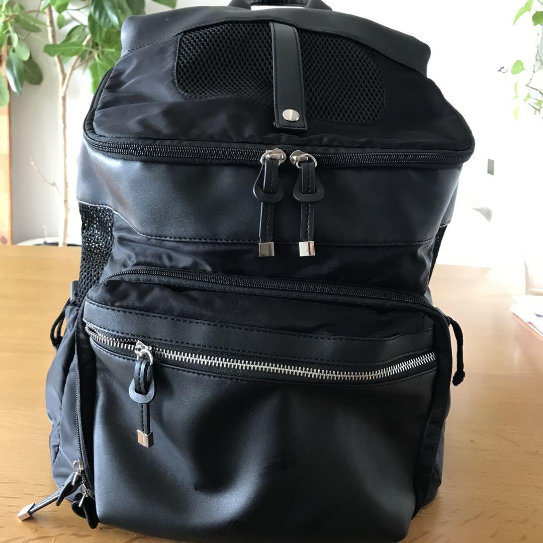 citydog   シティドッグ　ネオプレーンバックパックキャリーMブラック