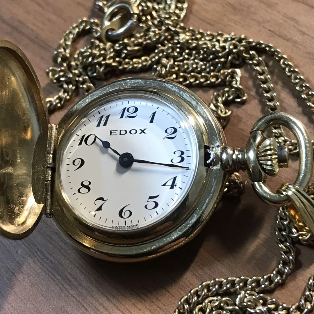 EDOX SWISS MADE ネックレス　手巻き　レディース 　時計