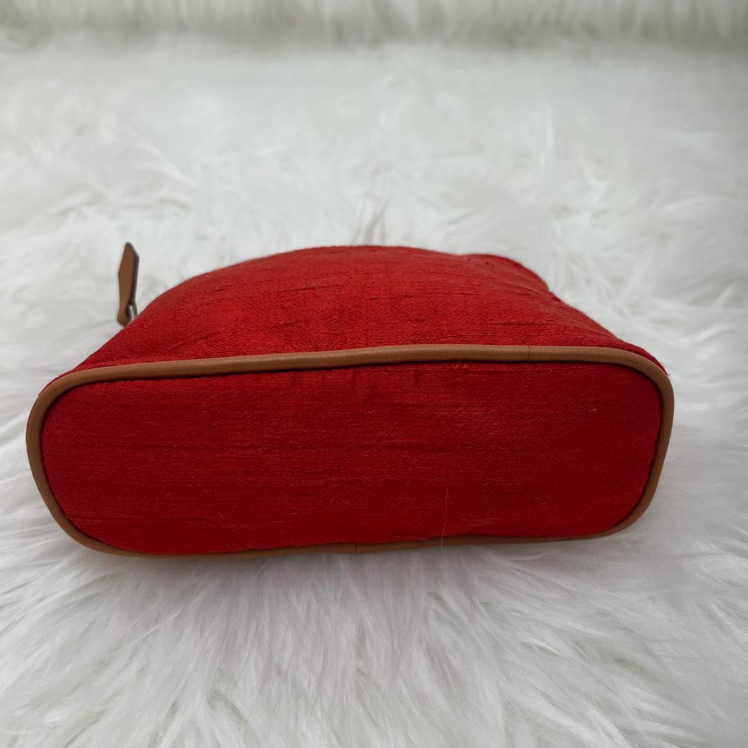 美品✨HERMES エルメス　ボリードポーチ　シルク100％