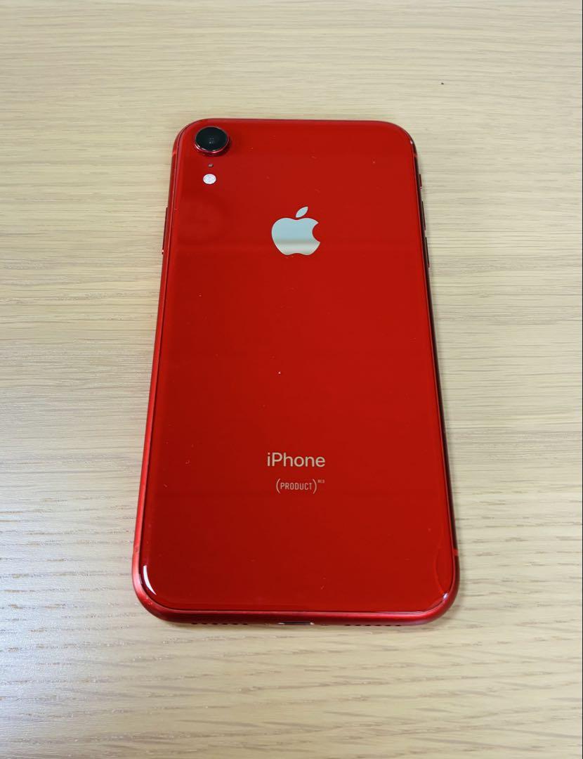 Apple iPhone XR (赤) 本体【未使用に近い】