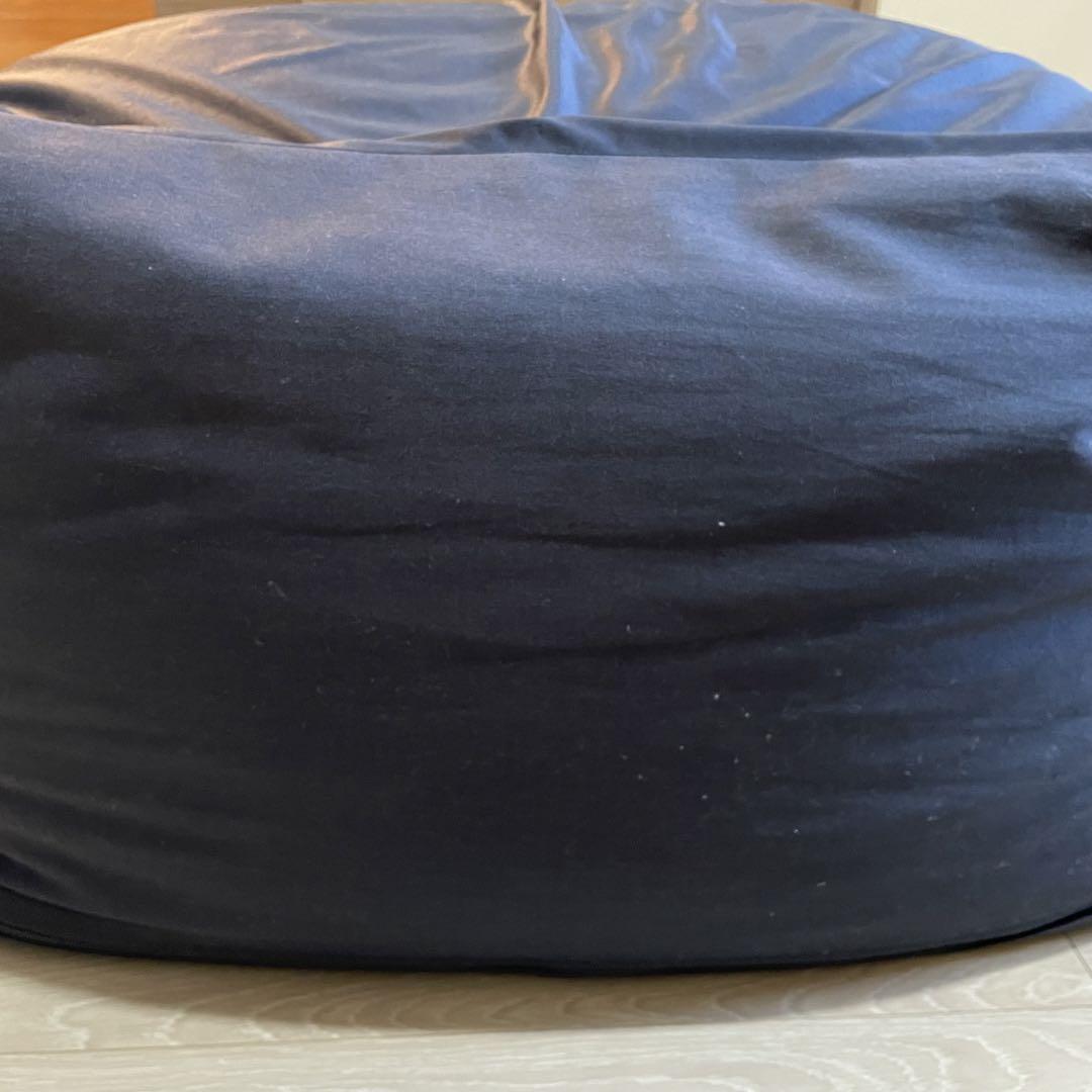 【美品】無印良品　体にフィットするソファ・セット・大／ネイビー