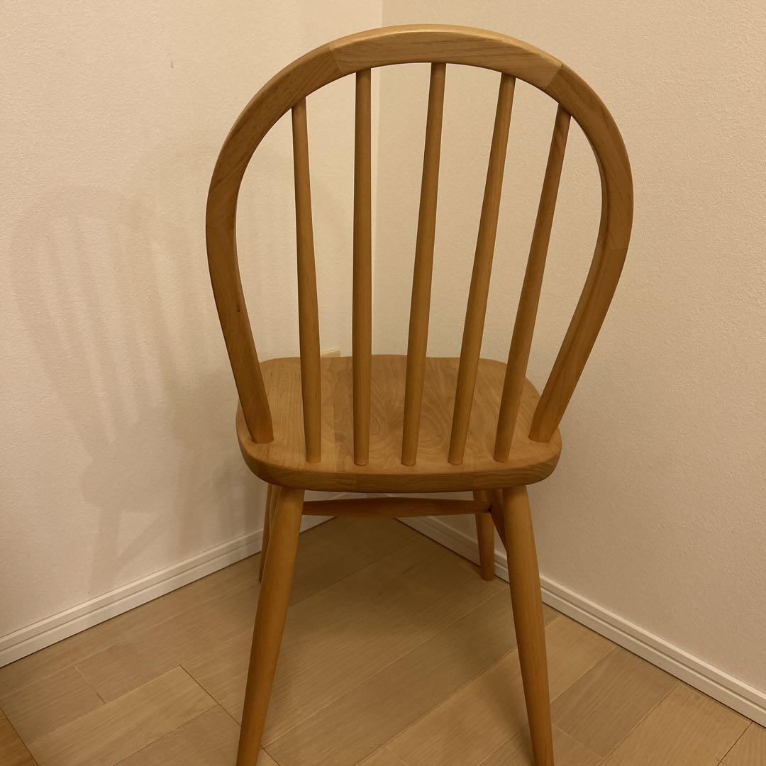 モモナチュラル 木製 チェア 画像4