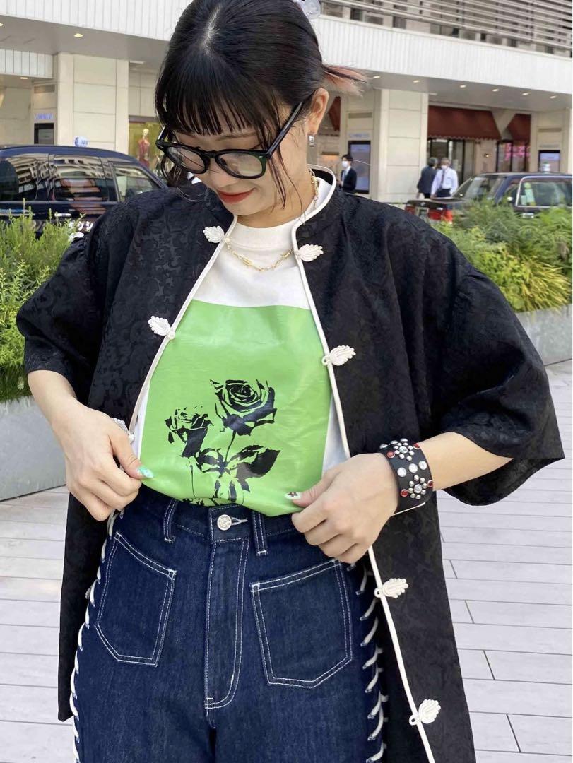チャイナストレートパンツ