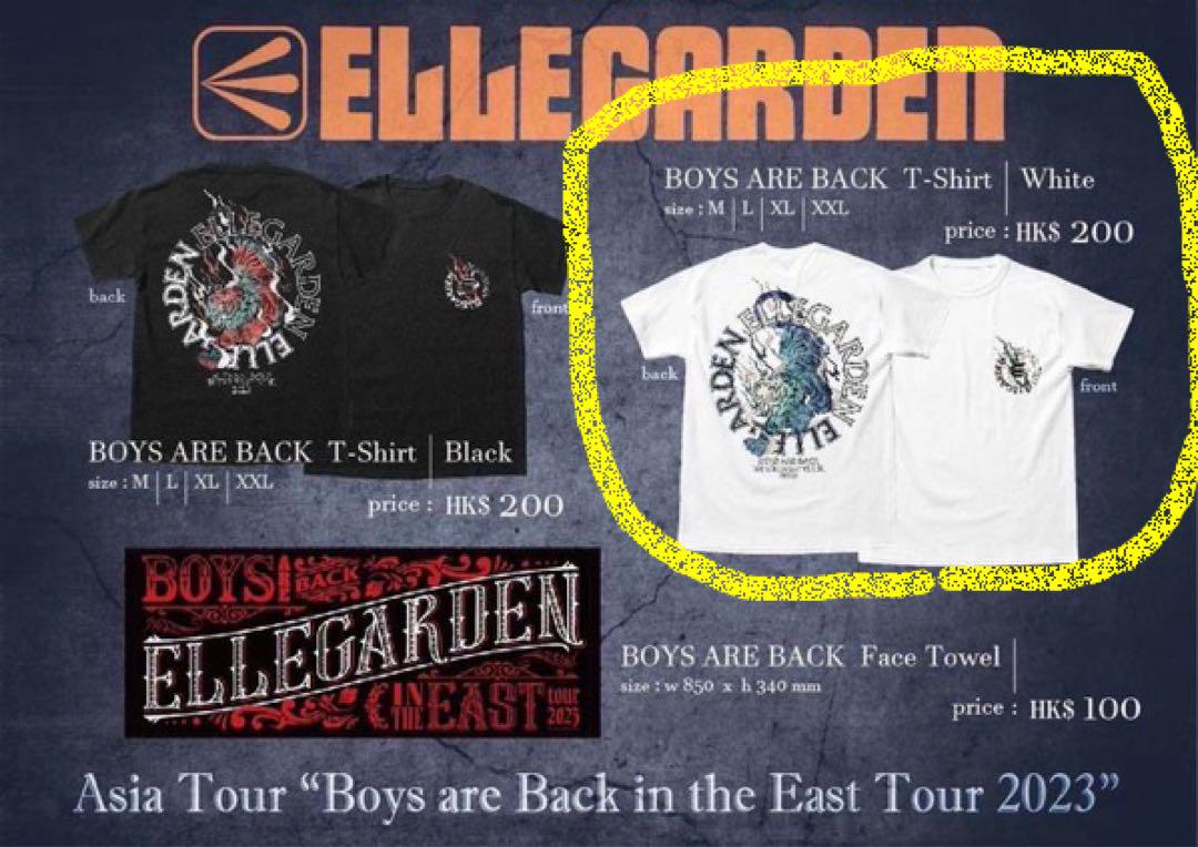 ELLEGARDEN XL 白 Tシャツ 最新