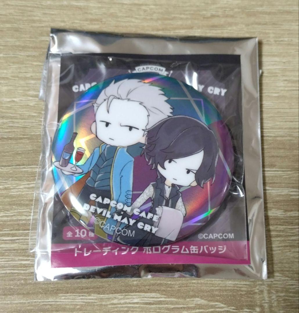 デビルメイクライ カプコンカフェ ホログラム缶バッジ バージル V ③