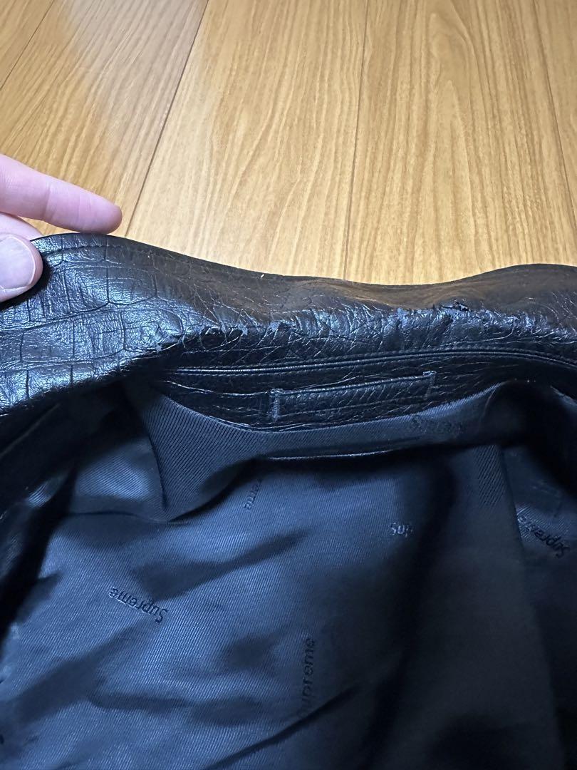ジャケット・アウター Supreme 22ss Faux Croc Car Coat Black