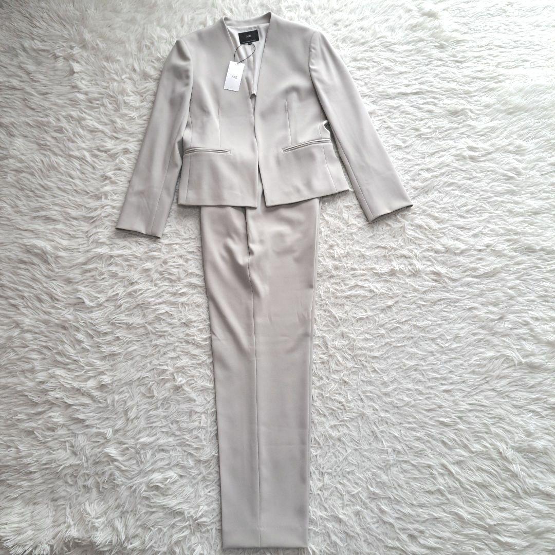 【新品未使用】【23区】ノーカラージャケット　パンツスーツ　セットアップ