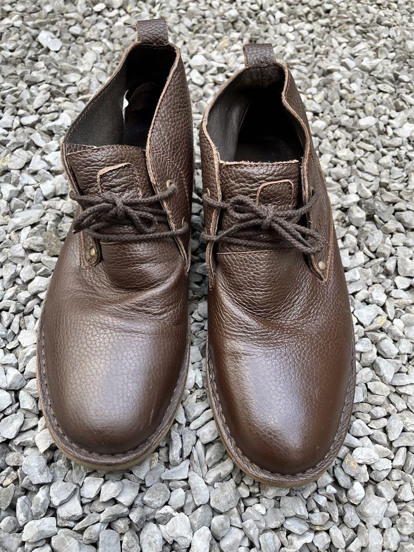 ブラウンレザー チャッカブーツ（KISCO） 5,535円