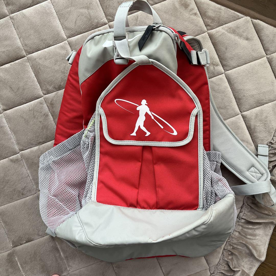 Nike リュックサックレッド/グレー