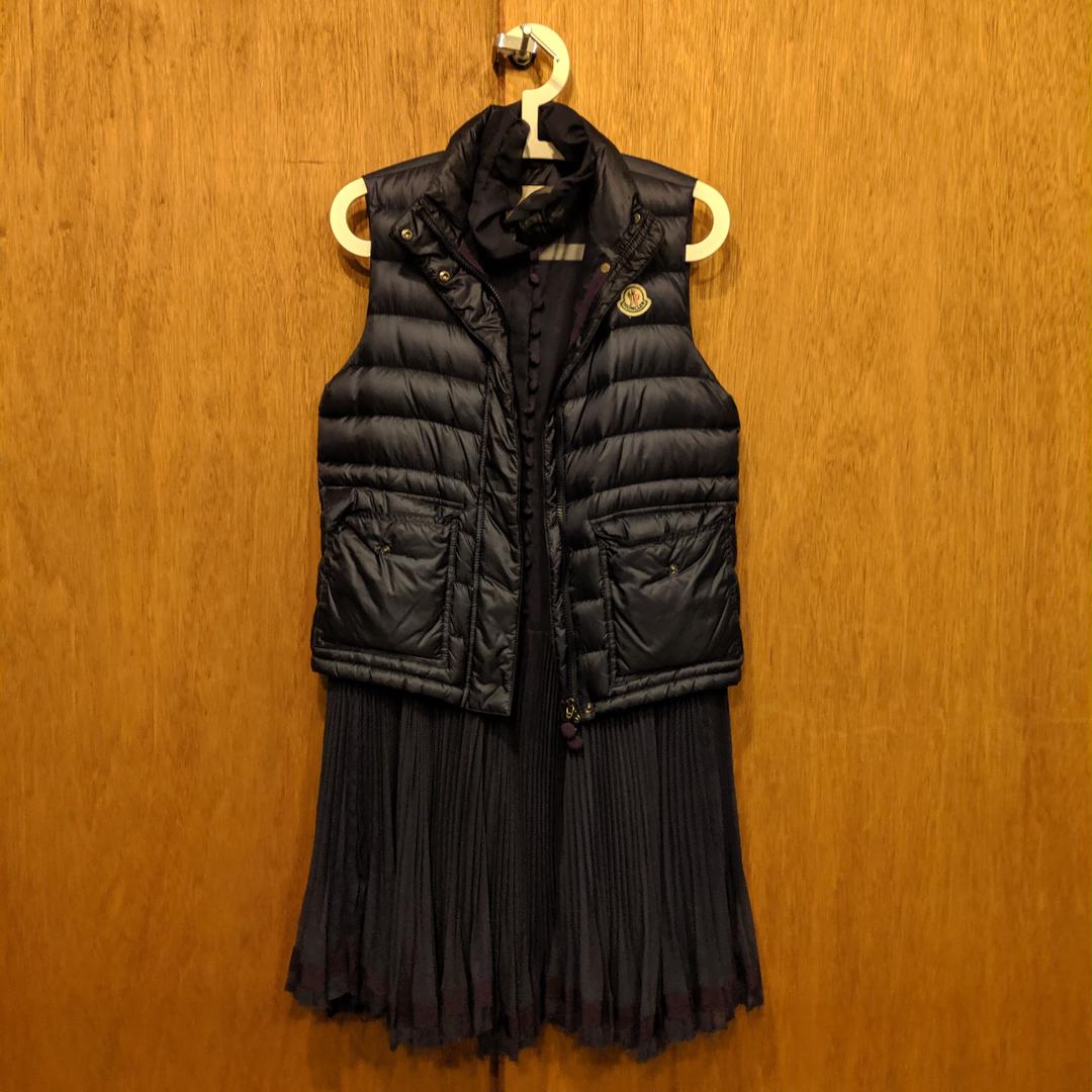 moncler sacai コラボ seira ダウンベストプリーツワンピース moncler sacai コラボ seira ダウンベストプリーツワンピース