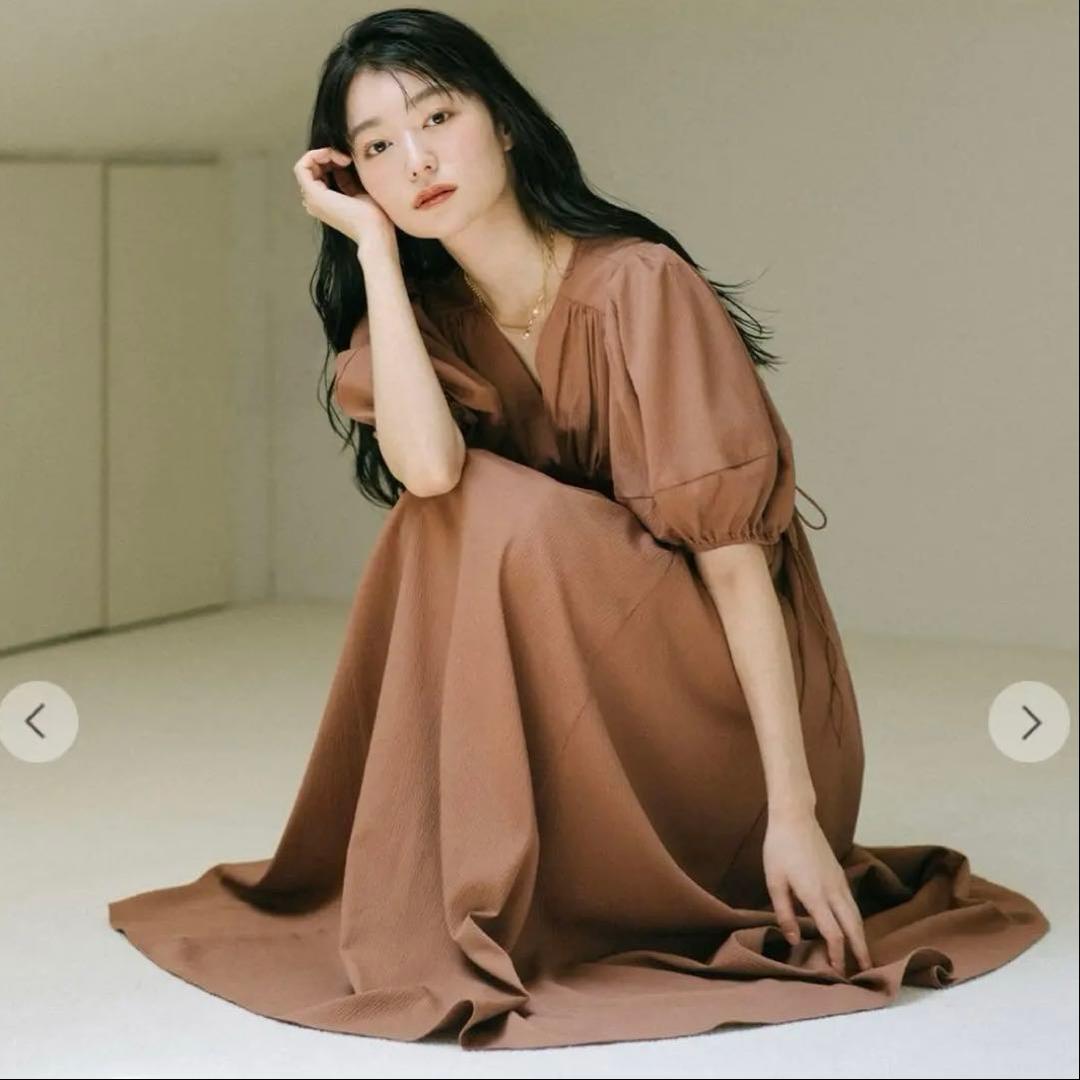 ココディール ♡ ギャザードロストワンピース