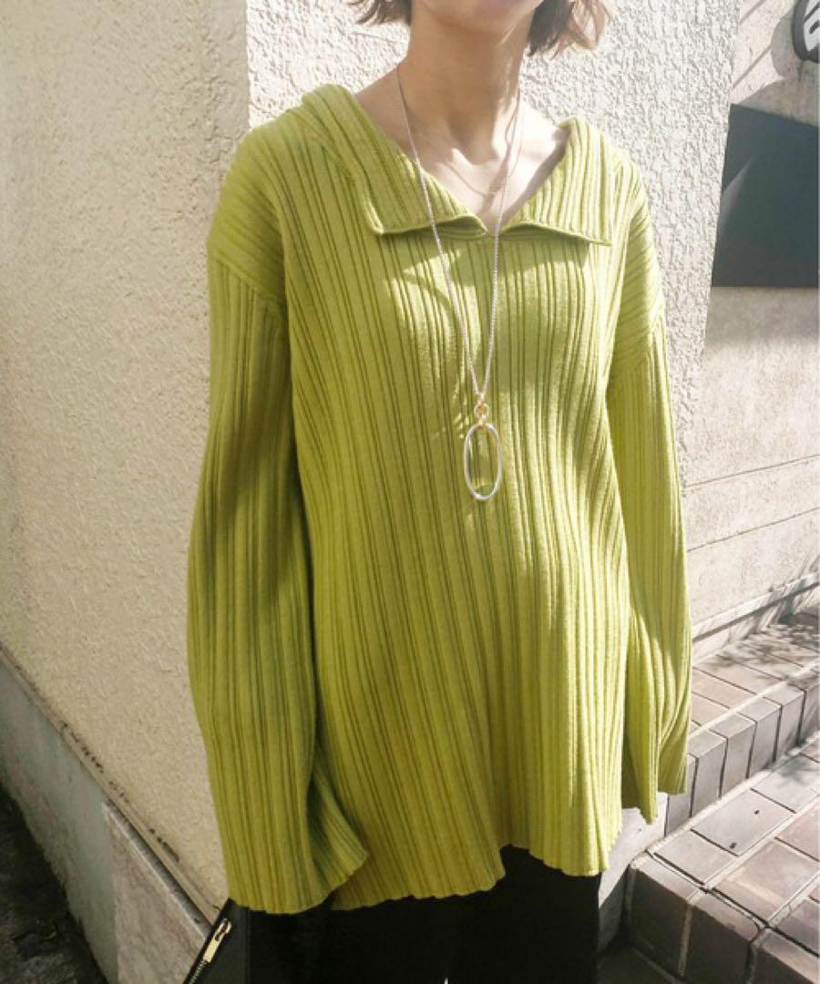 日本全国送料無料商品 特集 AMERI ニット KNOT SAILOR KNIT ピスタチオ 新品未使用 - メルカリ ニット/セーター