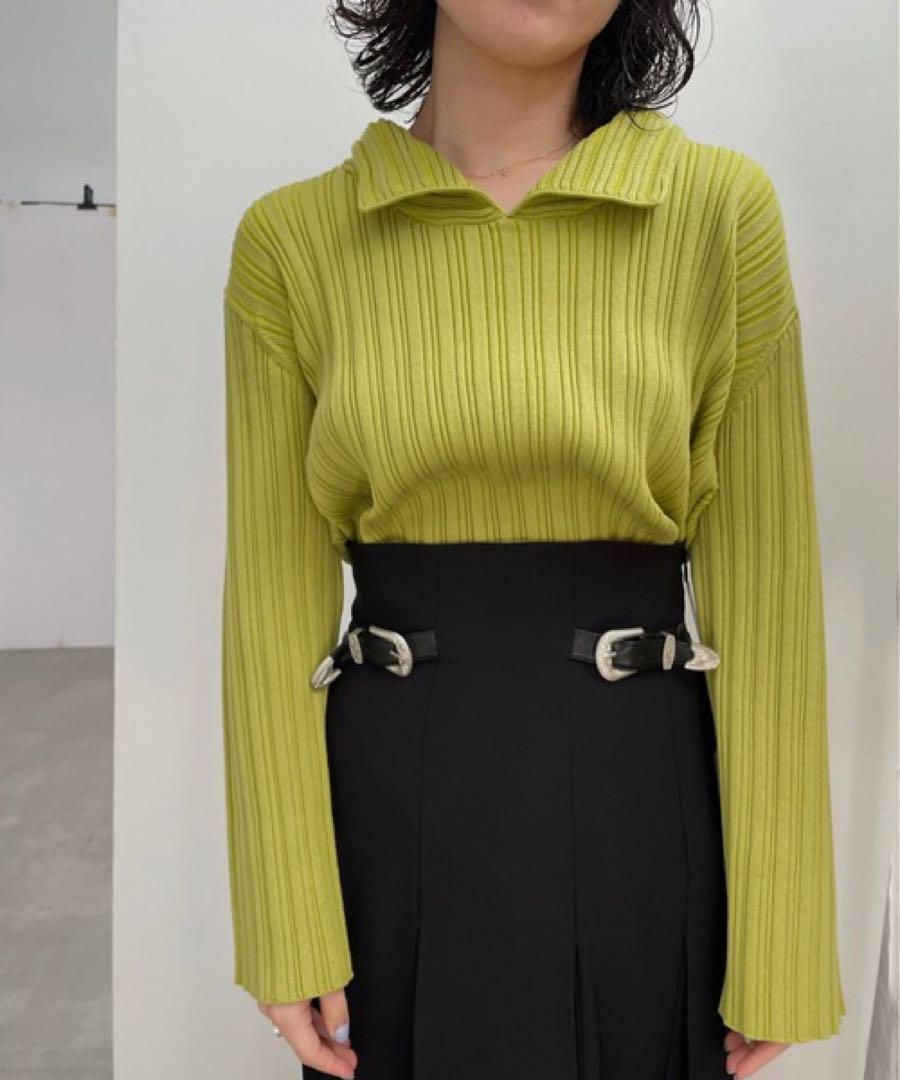 AMERI ニット KNOT SAILOR KNIT ピスタチオ 新品未使用 - メルカリ