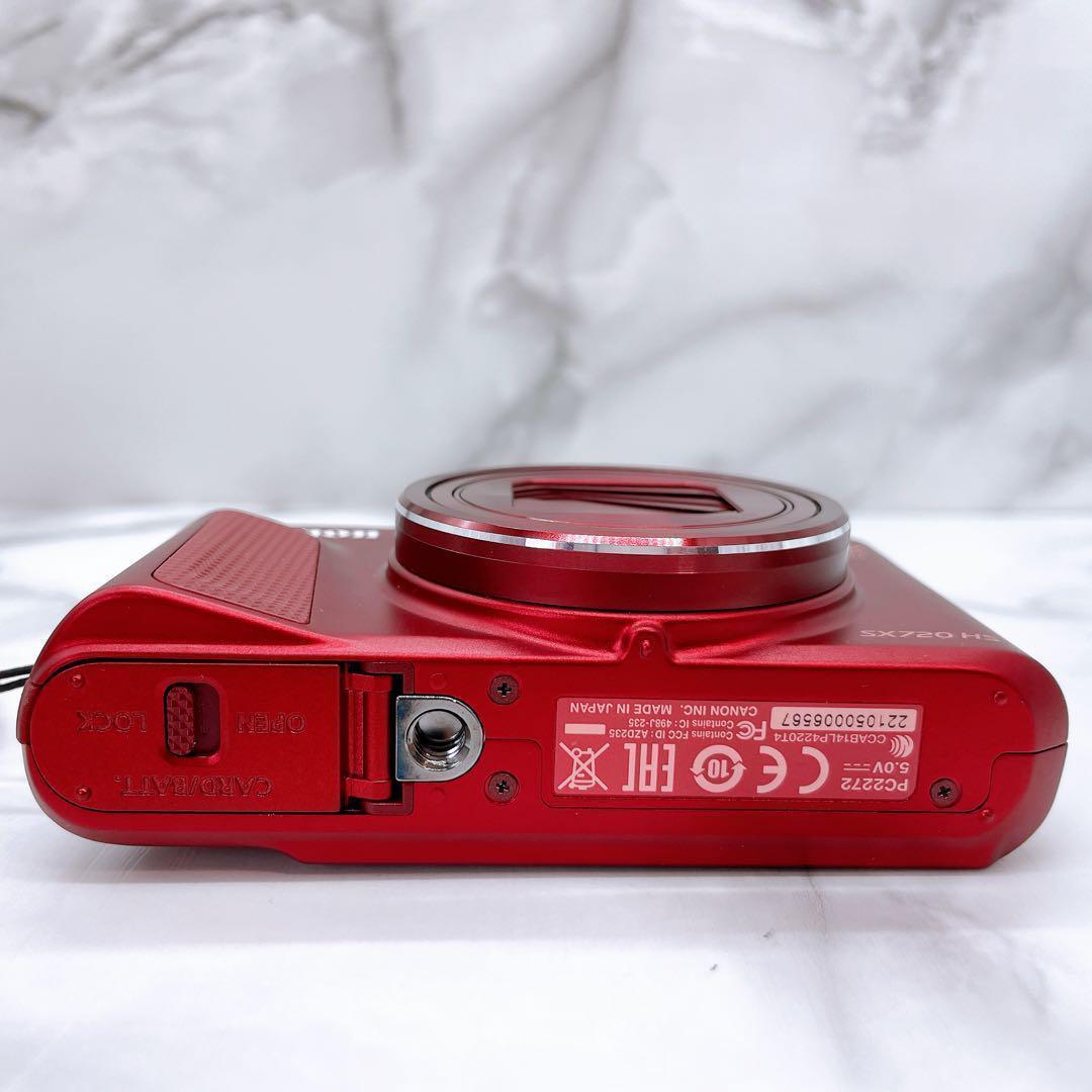 【完動品】Canon パワーショット　SX720HS デジタルカメラ　レッド