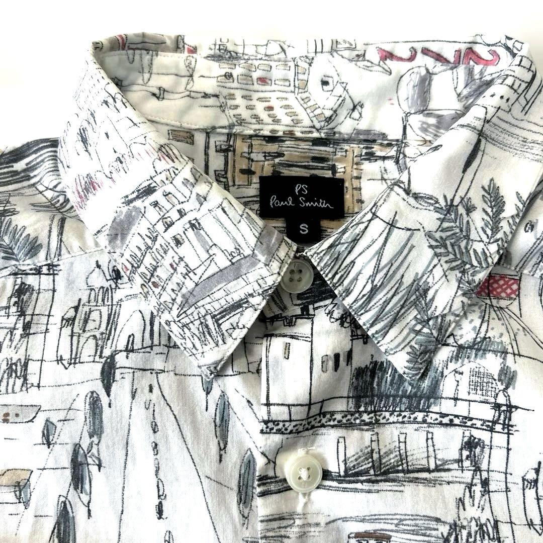激レア 希少 PAUL SMITH ポールスミス 総柄シャツ 長袖シャツ