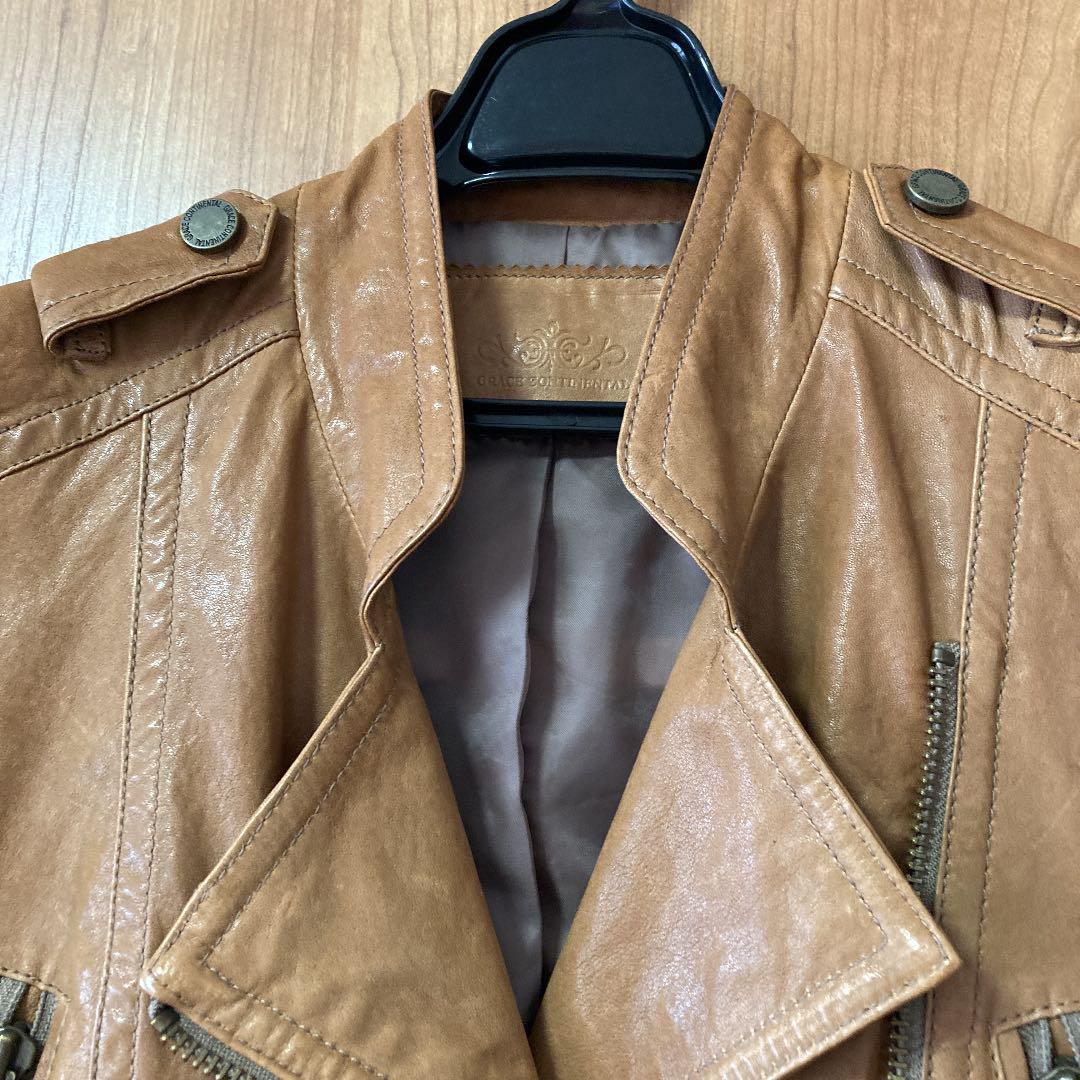 GRACE CONTINENTAL グレースコンチネンタル ライダースジャケット - メルカリ GRACE CONTINENTAL グレースコンチネンタル ライダースジャケット - メルカリ
