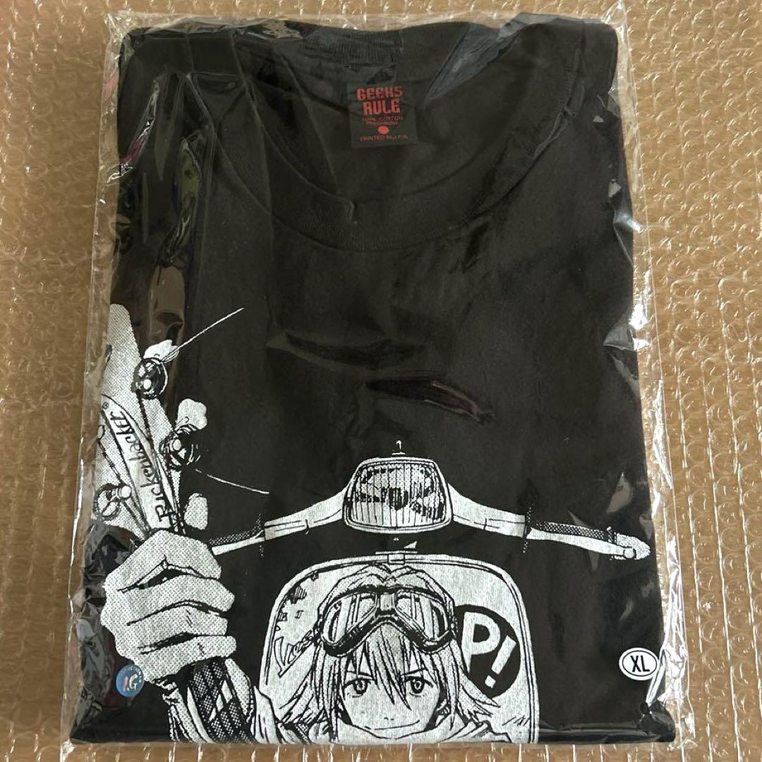 FLCL × GEEKS RULE SILKSCREEN PRINTING T SHIRT(ハル子