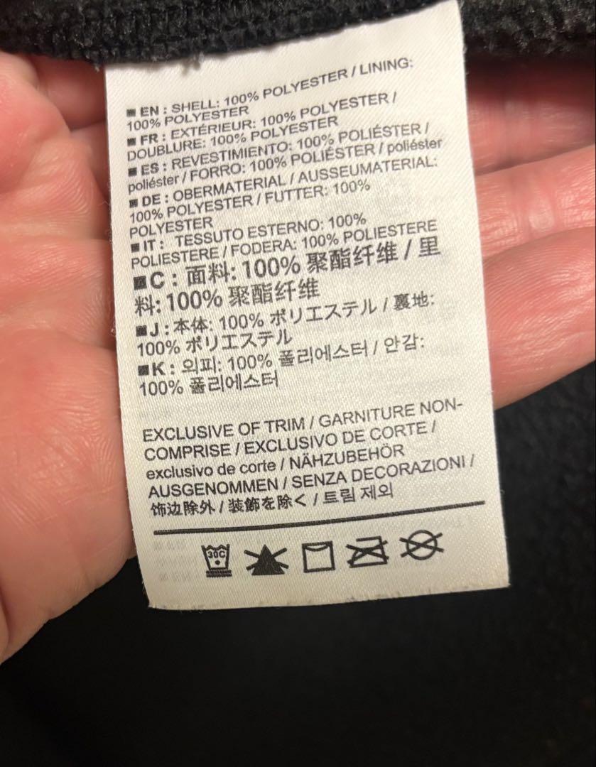 スミ黒 黒フード付き