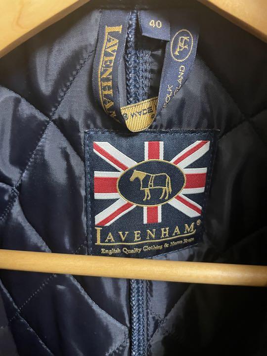 LAVENHAM ハルステッド フランネルデタッチャブルフードコート