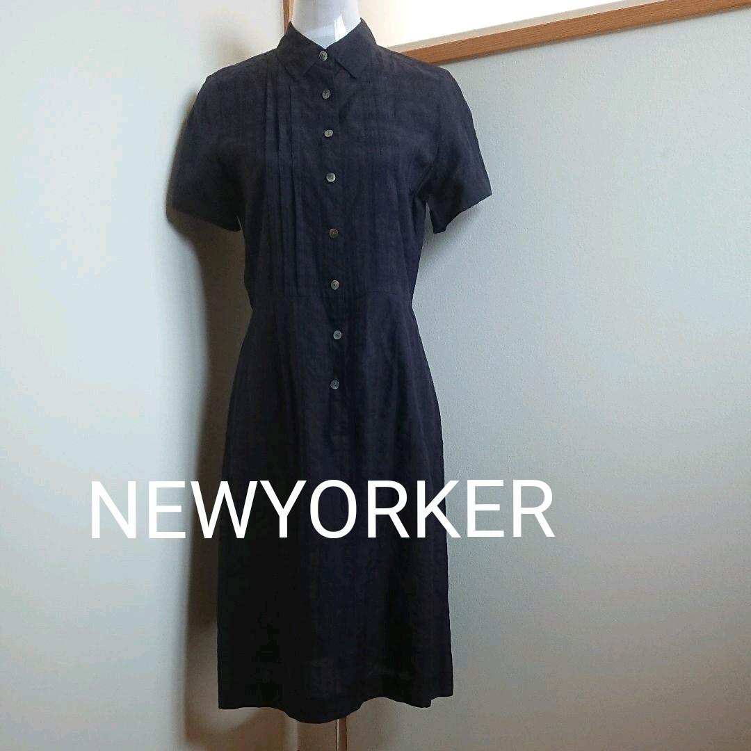 メルカリ ニューヨーカー Newyorker 格子柄 シャツワンピース チェック柄 ひざ丈ワンピース 2 800 中古や未使用のフリマ