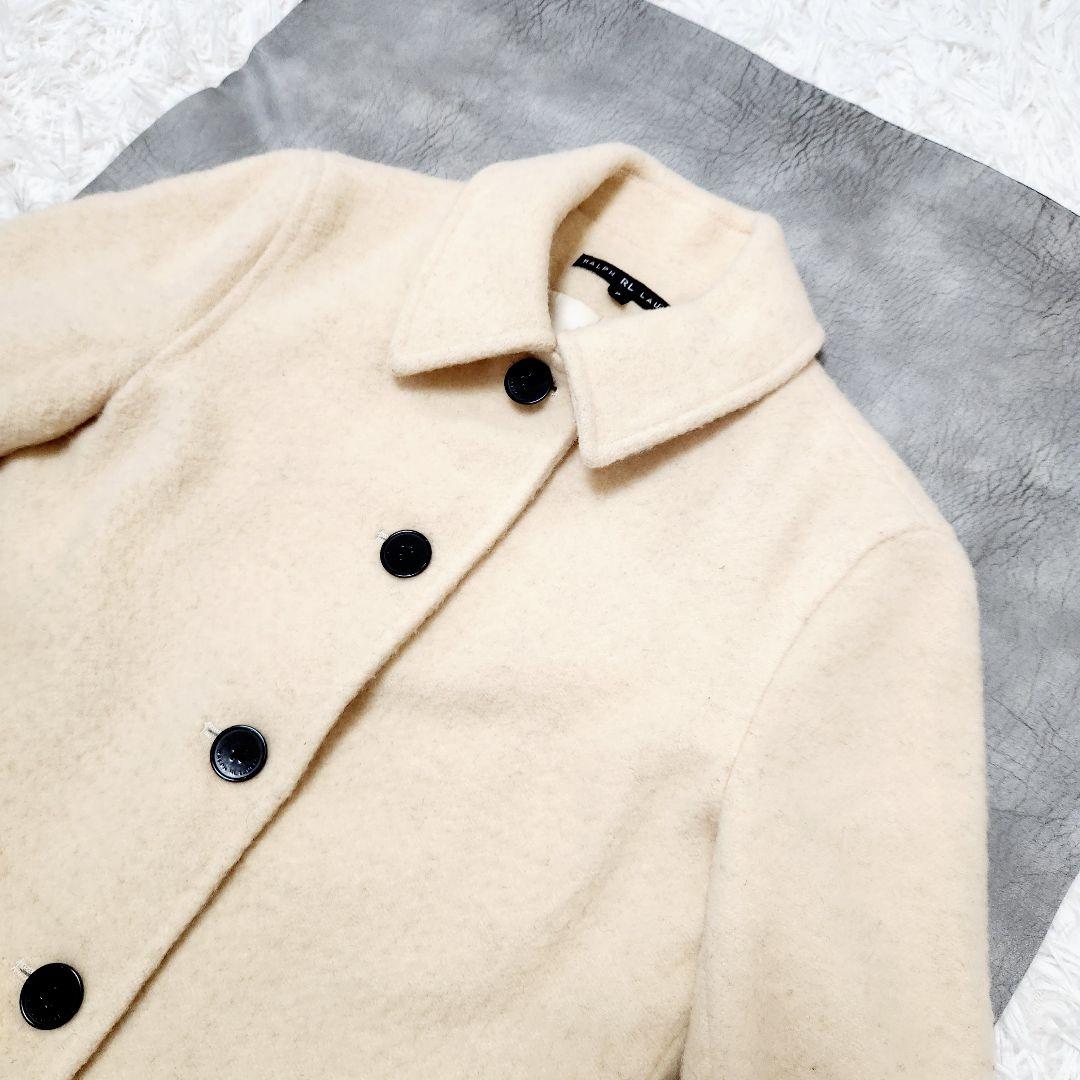 【美品】RALPH LAUREN ラルフローレン ウール ロングコートチェスター