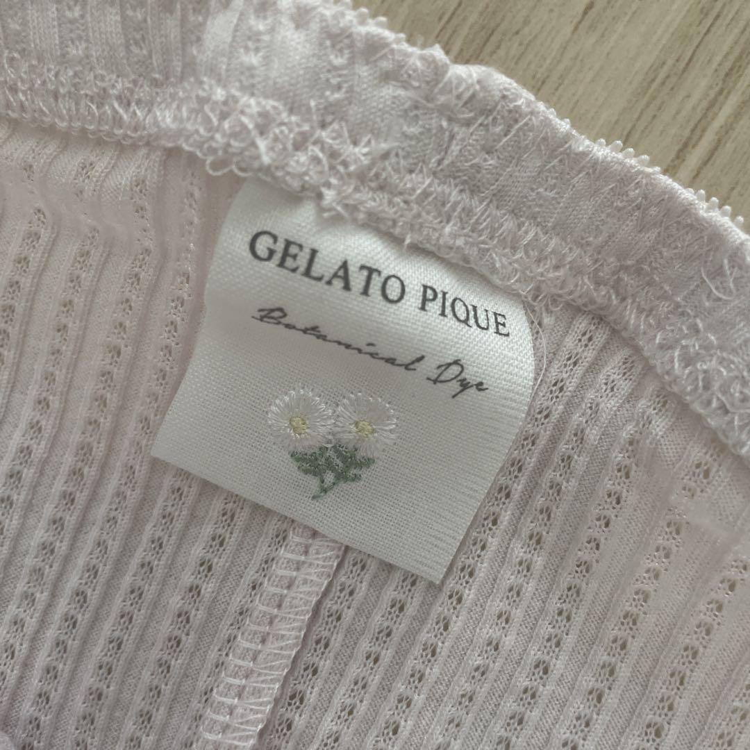新品未開封 ジェラートピケ ニットレギンス ピンク gelato pique（ジェラートピケ）の「【ONLINE限定】ジェラート3