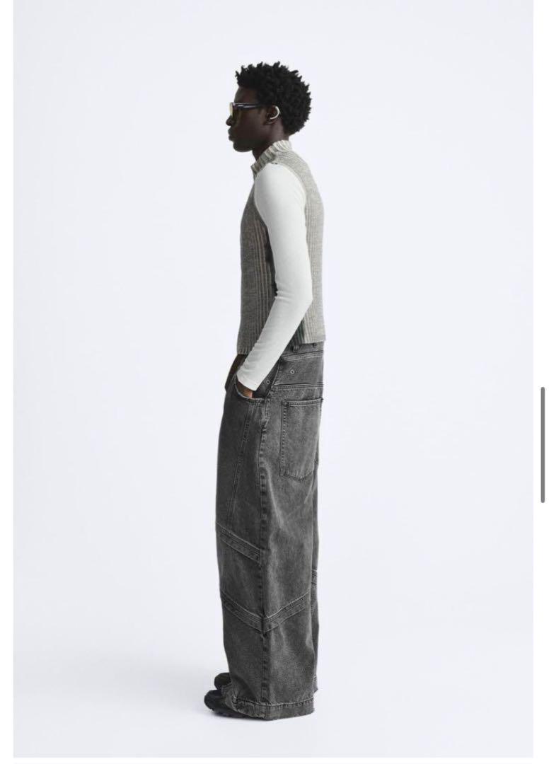 ZARA ライダース BAGGY FIT デニム パンツ EU40 JP31