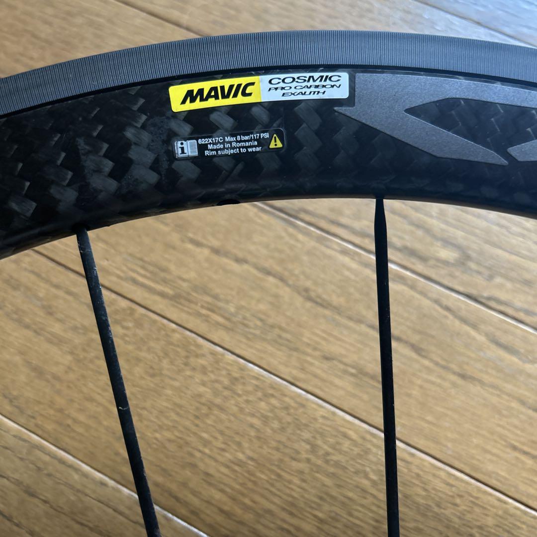 自転車本体 MAVIC COSMIC PRO CARBON Exalith Mavic Cosmic Pro Carbon Exalith Wheelset, Shimano Freehub
